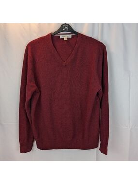 Harry Rosen Cashmere V-Neck Sweater Size L In VGUC